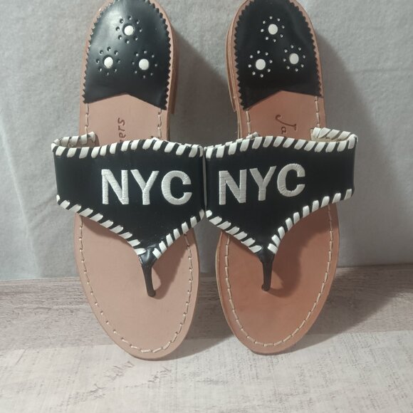 Jack Rogers Embroidered Sandals size 7M - Picture 2 of 4